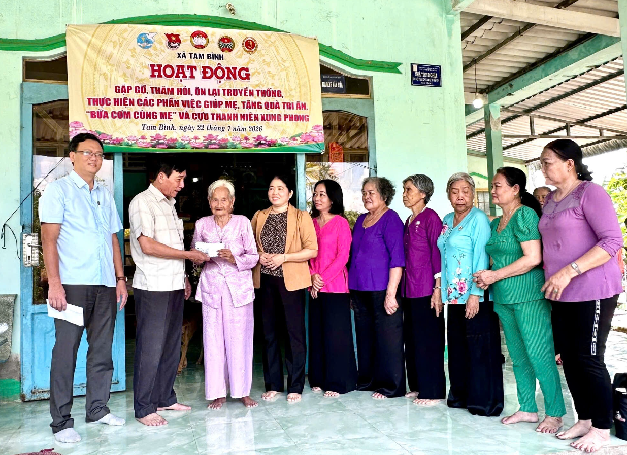 Tam Bình thực hiện các hoạt động ý nghĩa nhân ngày Thương binh - Liệt sĩ 27/7