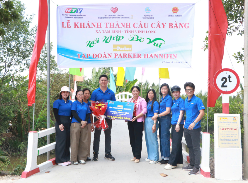 Xã Tam Bình: Khánh thành cầu giao thông nông thôn