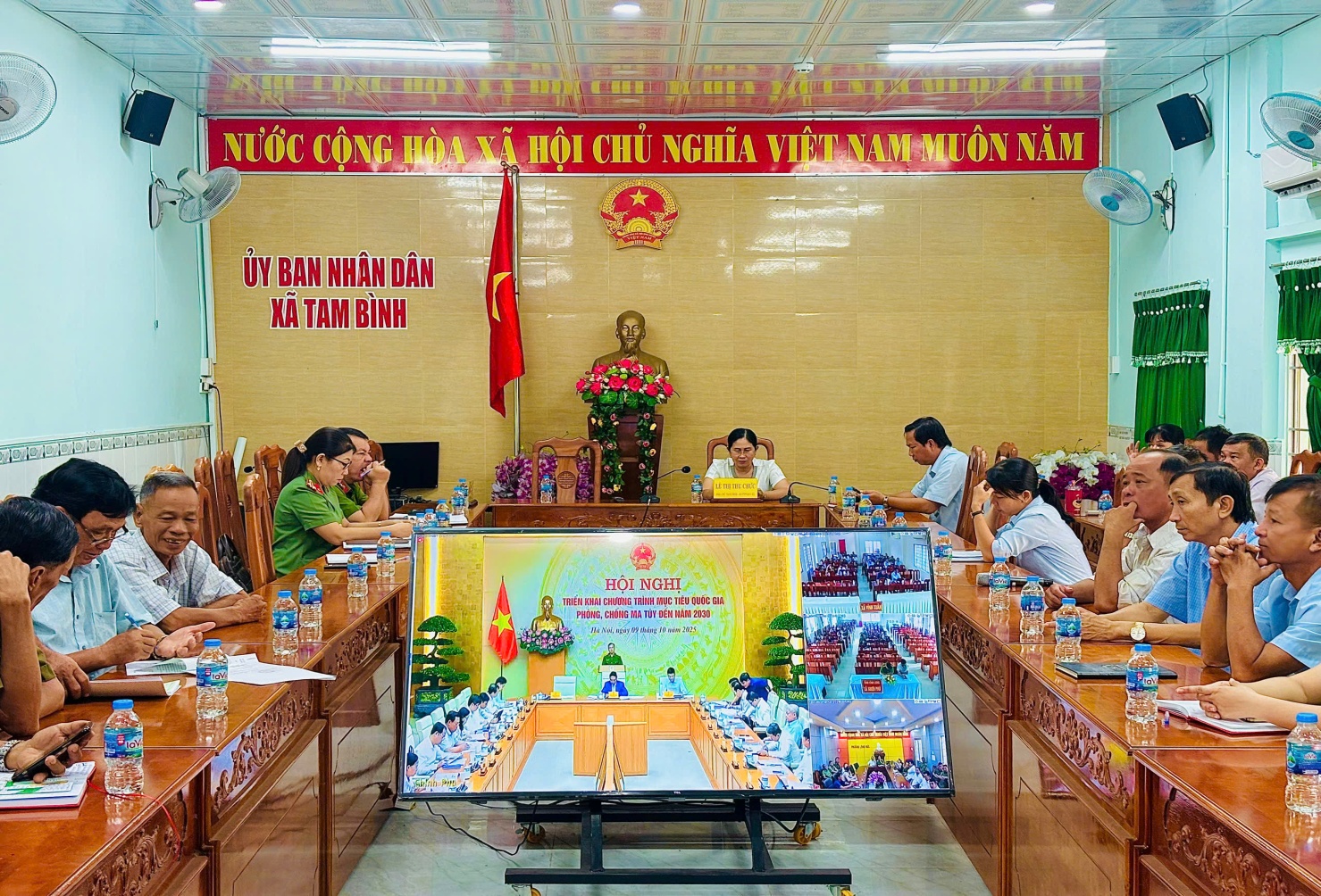 Hội nghị trực tuyến toàn quốc triển khai Chương trình mục tiêu quốc gia phòng, chống ma túy đến năm 2030